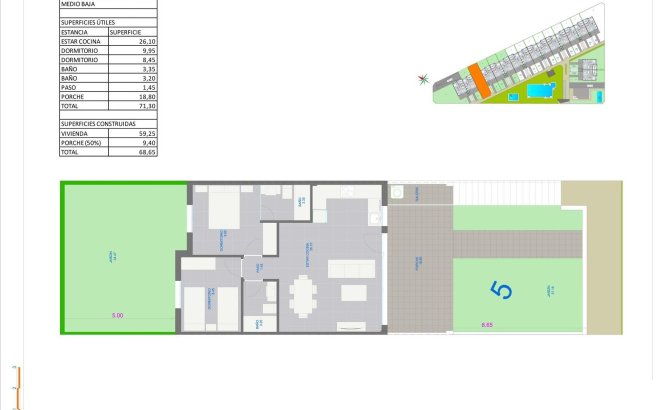 New Build - Ground Floor Bungalow -
Pilar de la Horadada - pueblo