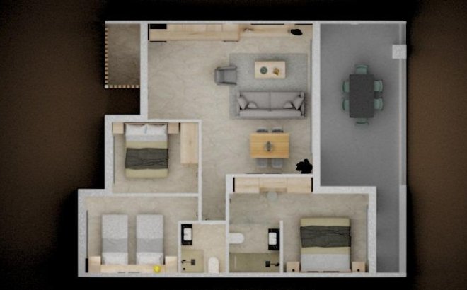 New Build - Ground floor apartment -
Pilar de la Horadada - Playa de las Higuericas