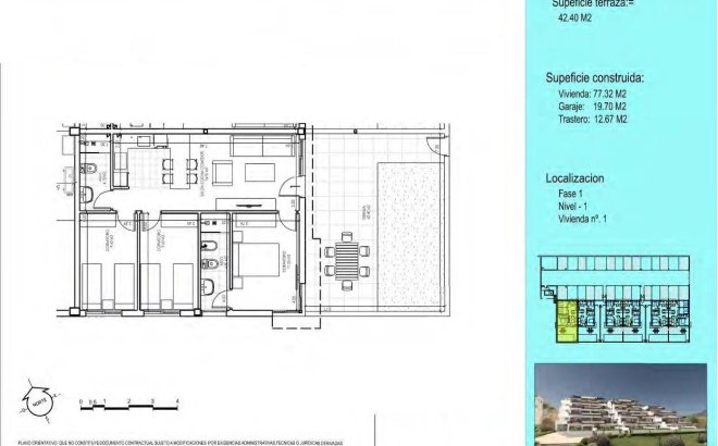 New Build - Ground floor apartment -
Vera - Vera Playa