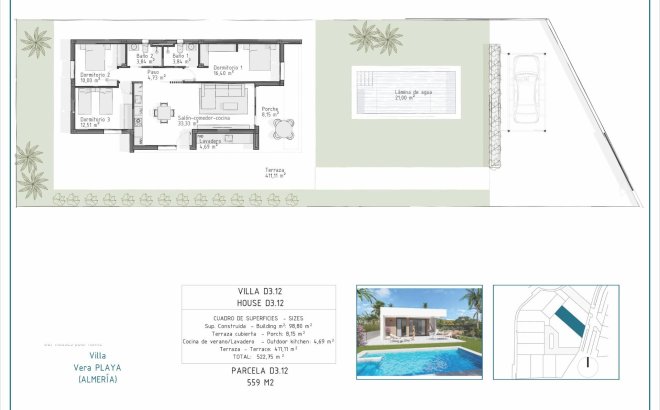 Nouvelle Construction - Villa -
Vera - Pueblo Salinas