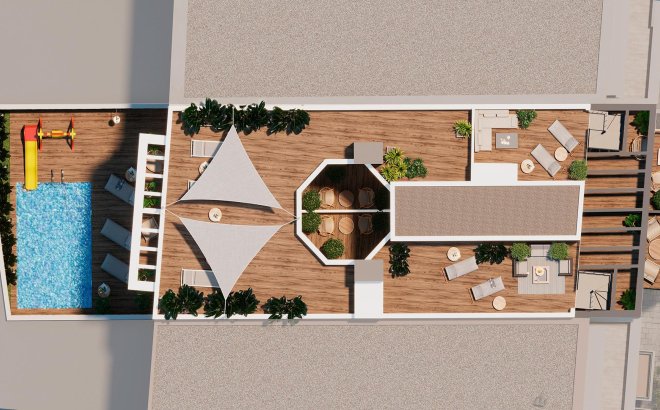 New Build - Ground floor apartment -
Torrevieja - Playa de El Cura