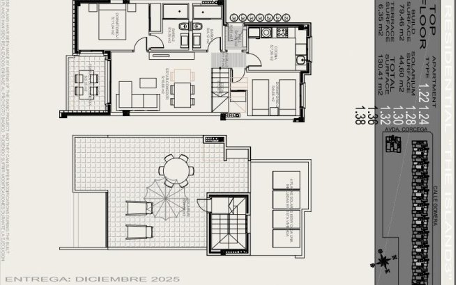 New Build - Top Floor Bungalow -
Torrevieja - Altos del Sol