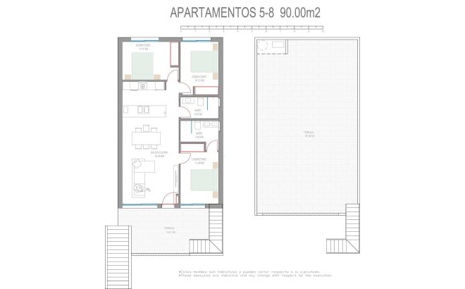 New Build - Top Floor Bungalow -
Pilar de la Horadada - Parque del Mediterraneo