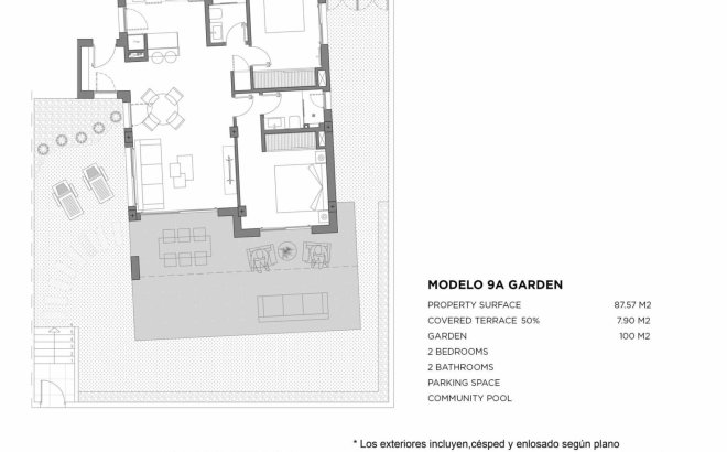 New Build - Ground floor apartment -
Los Alcazares - Parque Diana