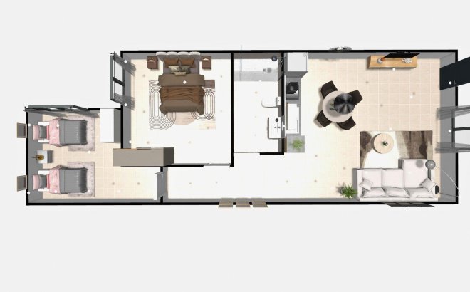 Nouvelle Construction - Top Floor Bungalow -
Hondón de las Nieves - La Canalosa