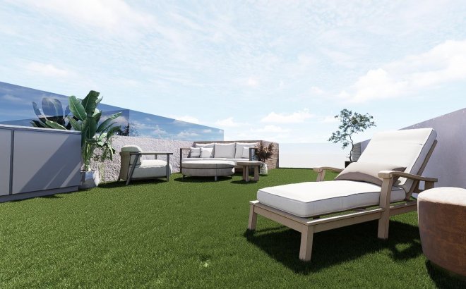 New Build - Ground floor apartment -
Pilar de la Horadada - pueblo