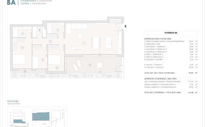 New Build - Ground floor apartment -
Benijofar - Pueblo
