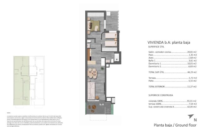 New Build - Ground floor apartment -
Pilar de la Horadada - Torre De La Horadada