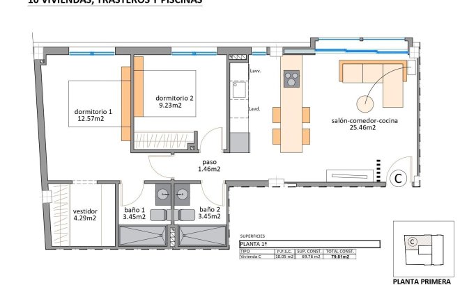 New Build - Apartment -
San Pedro del Pinatar - Lo Pagan