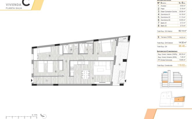 Nieuwbouw Woningen - Ground floor apartment -
Torrevieja - Centro