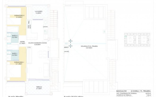 New Build - Top Floor Bungalow -
Torrevieja - Los Balcones