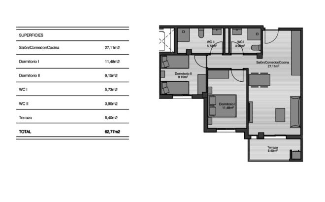 Herverkoop - Appartement -
San Miguel de Salinas - Inland