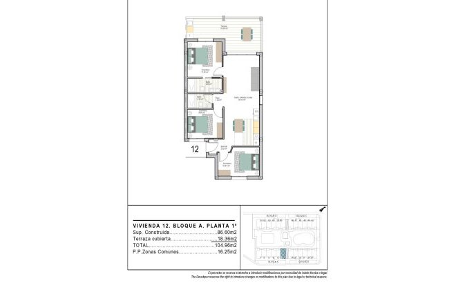 New Build - Apartment -
Torre Pacheco - San Cayetano