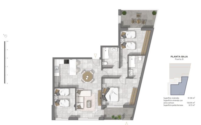 Nouvelle Construction - Appartement -
Guardamar del Segura - Pueblo