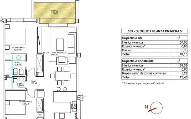New Build - Apartment -
Vera - El Playazo