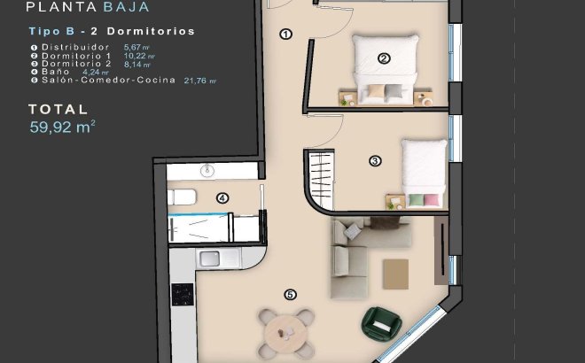 New Build - Apartment -
Torrevieja - Centro