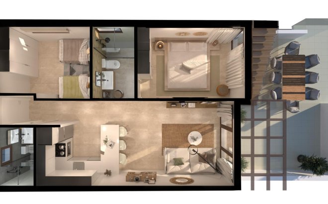 New Build - Apartment -
Vera - Vera Playa