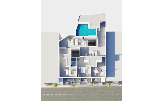 Nouvelle Construction - Penthouse -
Torrevieja - Centro