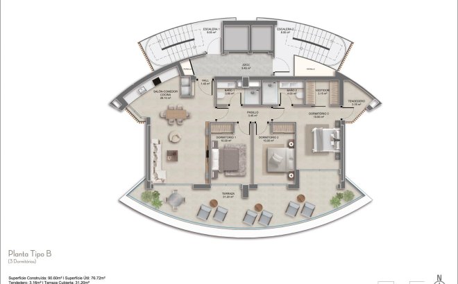 Nouvelle Construction - Appartement -
Calpe - Playa Cantal Roig