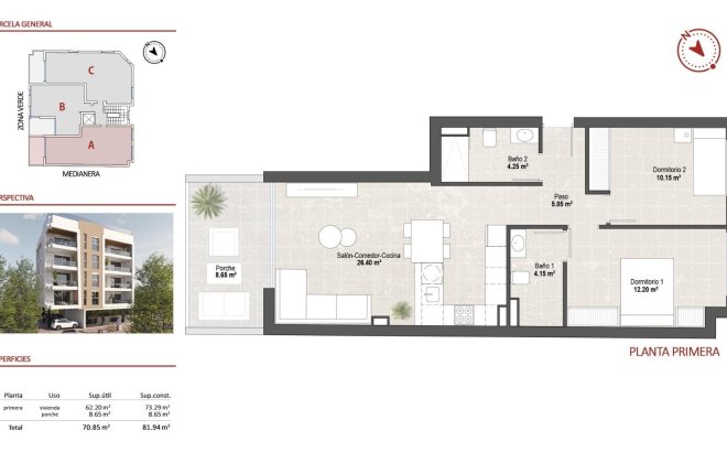 Nieuwbouw Woningen - Appartement -
San Pedro del Pinatar - Lo Pagan