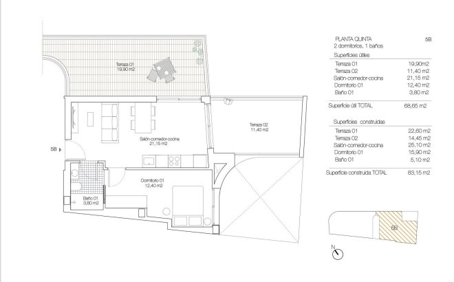 Nouvelle Construction - Penthouse -
Torrevieja - Playa de los Locos