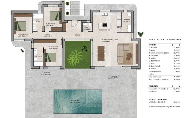 Nieuwbouw Woningen - Villa -
Pinoso - Lel