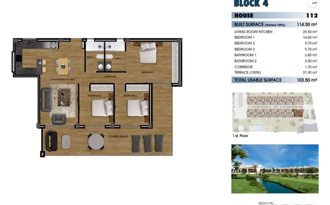 Nieuwbouw Woningen - Appartement -
Los Alcazares - La Serena Golf