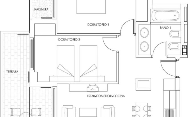 New Build - Penthouse -
Vera - Puerto del Rey