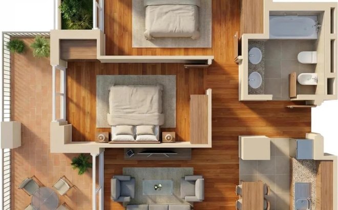 New Build - Apartment -
Vera - Puerto del Rey