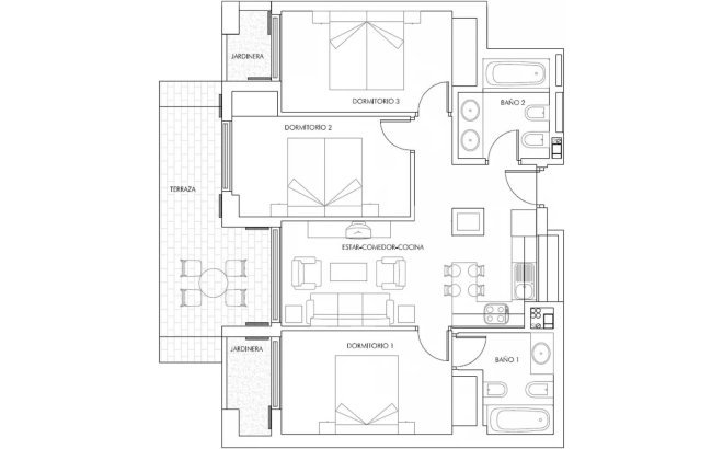 New Build - Apartment -
Vera - Puerto del Rey