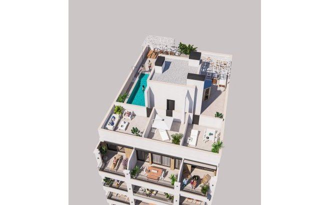 New Build - Apartment -
Torrevieja - Playa de El Cura