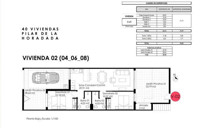 New Build - Bungalow -
Pilar de la Horadada - pueblo