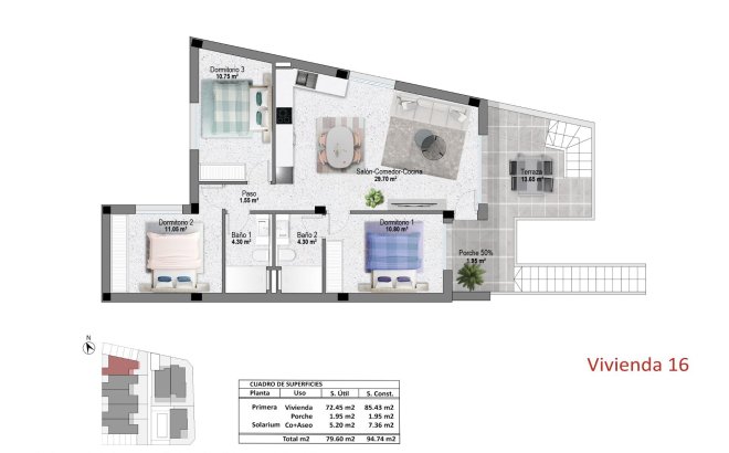 New Build - Bungalow -
Pilar de la Horadada - pueblo