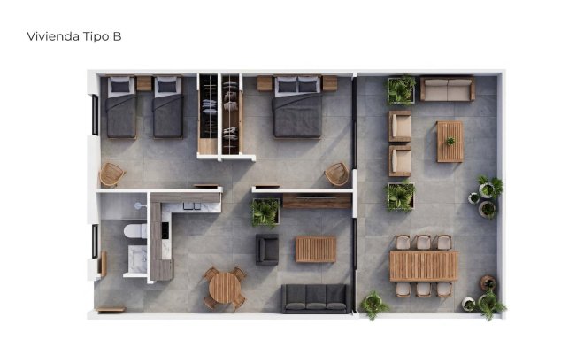 New Build - Apartment -
Vera - Vera Playa