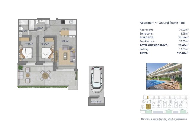 Nouvelle Construction - Appartement -
Los Alcazares - Los Narejos