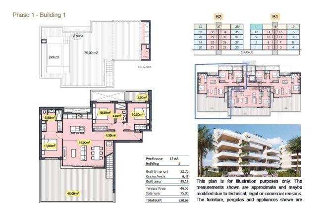 Nouvelle Construction - Penthouse -
Torre Pacheco - Santa Rosalia Lake And Life Resort