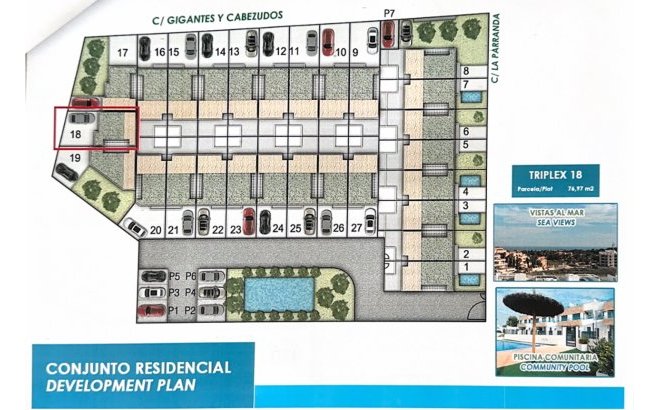 Herverkoop - Town House -
Villamartin - Costa Blanca