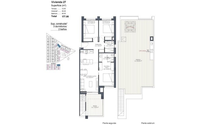 Nouvelle Construction - Penthouse -
Los Alcazares - Serena Golf
