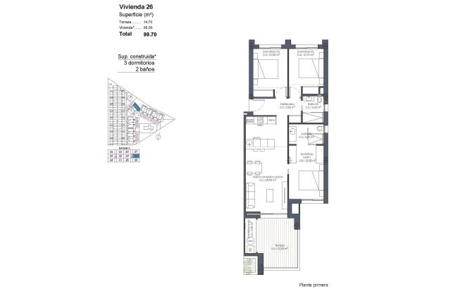 Nouvelle Construction - Appartement -
Los Alcazares - Serena Golf