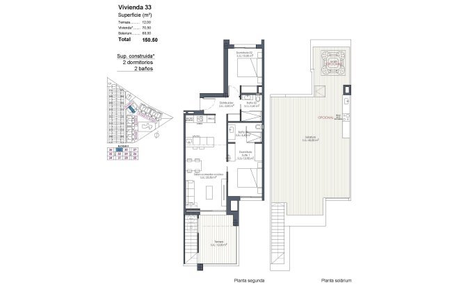 Nouvelle Construction - Penthouse -
Los Alcazares - Serena Golf
