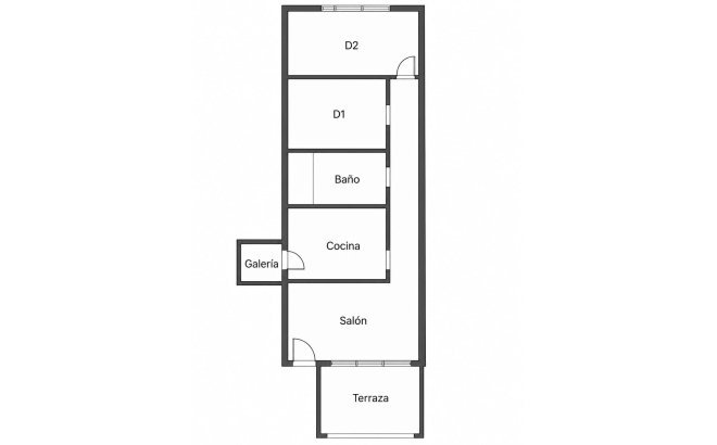 Revente - Appartement -
Torrevieja - Playa del Cura