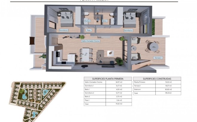 New Build - Bungalow -
Torrevieja - Los Balcones