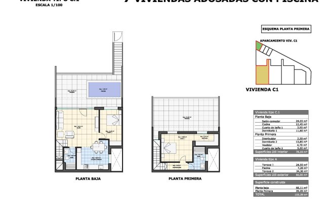 Nieuwbouw Woningen - Bungalow -
Pilar de la Horadada - pueblo