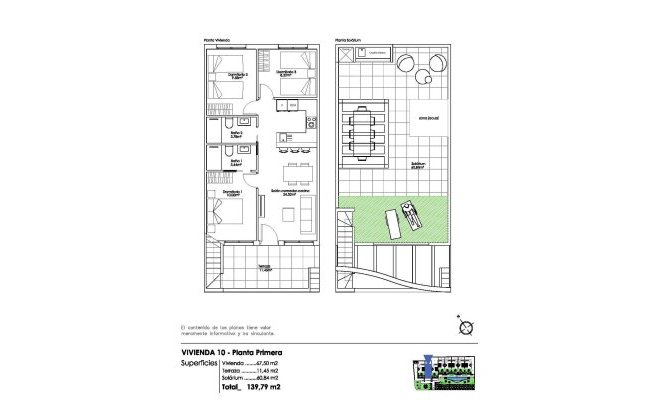 Nieuwbouw Woningen - Bungalow -
Pilar de la Horadada - Parque Ramon eugenio Escudero