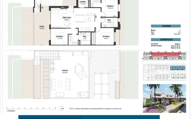 New Build - Top Floor Bungalow -
Los Alcazares - Serena Golf