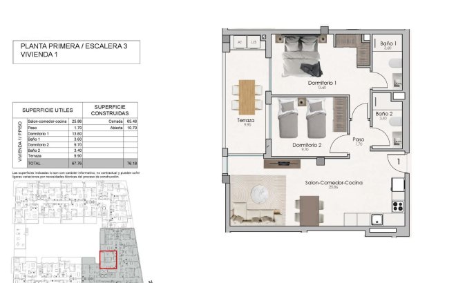 Nieuwbouw Woningen - Appartement -
Santa Pola - Estacion de autobuses