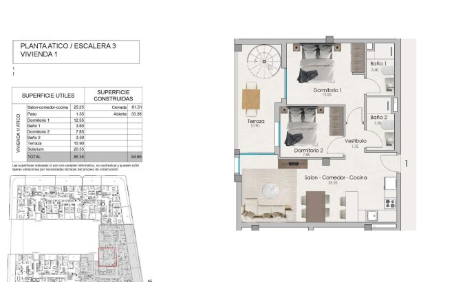 Nouvelle Construction - Penthouse -
Santa Pola - Estacion de autobuses