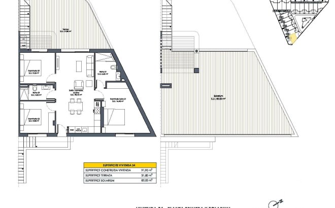 Nouvelle Construction - Top Floor Bungalow -
San Fulgencio - Pueblo