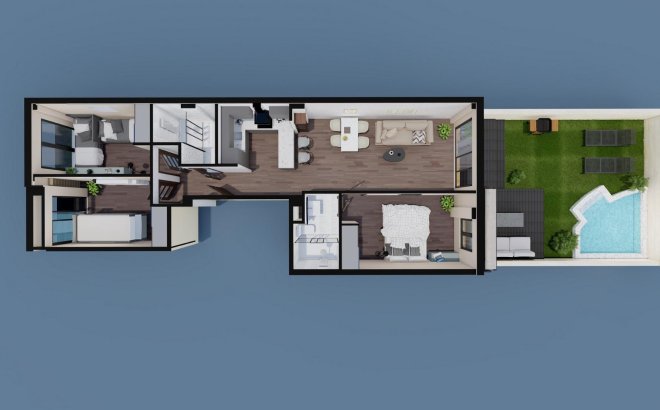 New Build - Ground floor apartment -
Pilar de la Horadada - pueblo