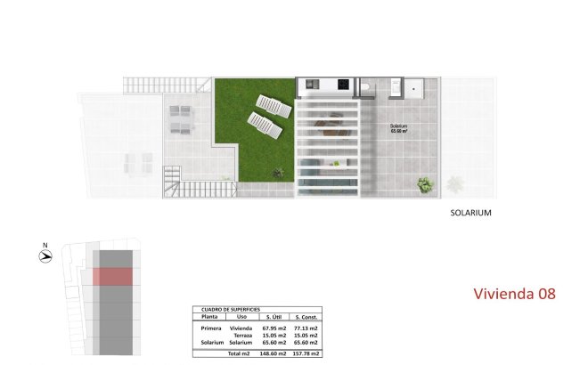 New Build - Top Floor Bungalow -
Pilar de la Horadada - pueblo